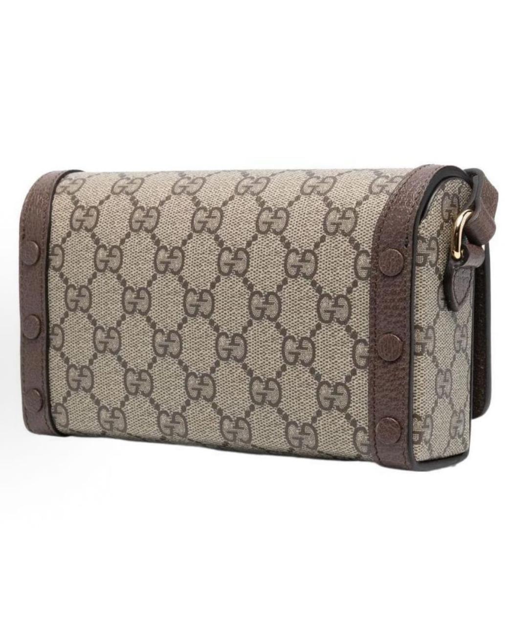 GUCCI Коричневая сумка через плечо, фото 3