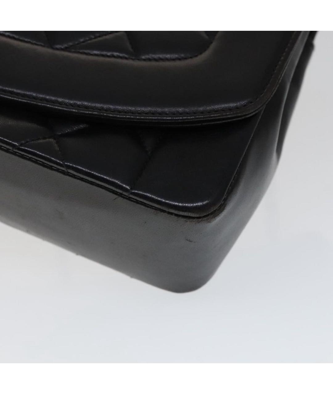 CHANEL Черная кожаная сумка через плечо, фото 8