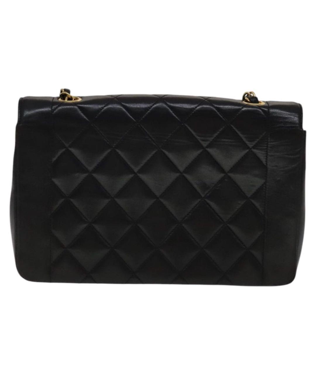 CHANEL Черная кожаная сумка через плечо, фото 2