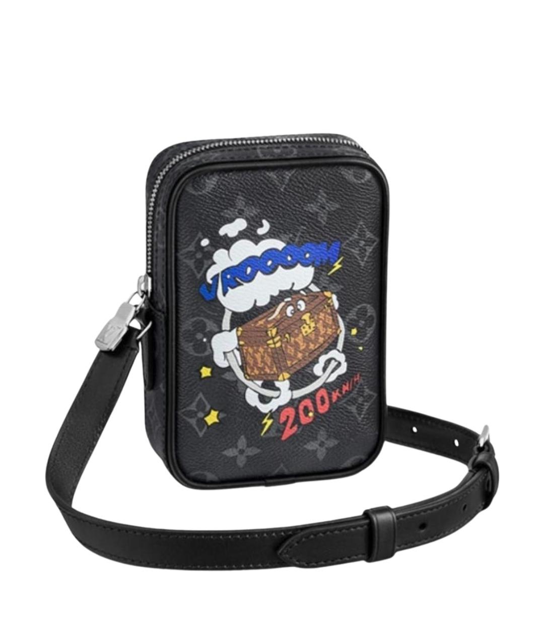 LOUIS VUITTON Черная сумка на плечо, фото 1