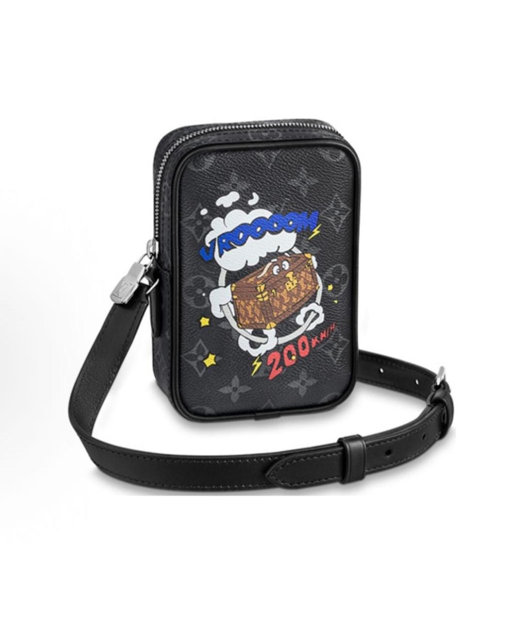 LOUIS VUITTON Черная сумка на плечо, фото 9