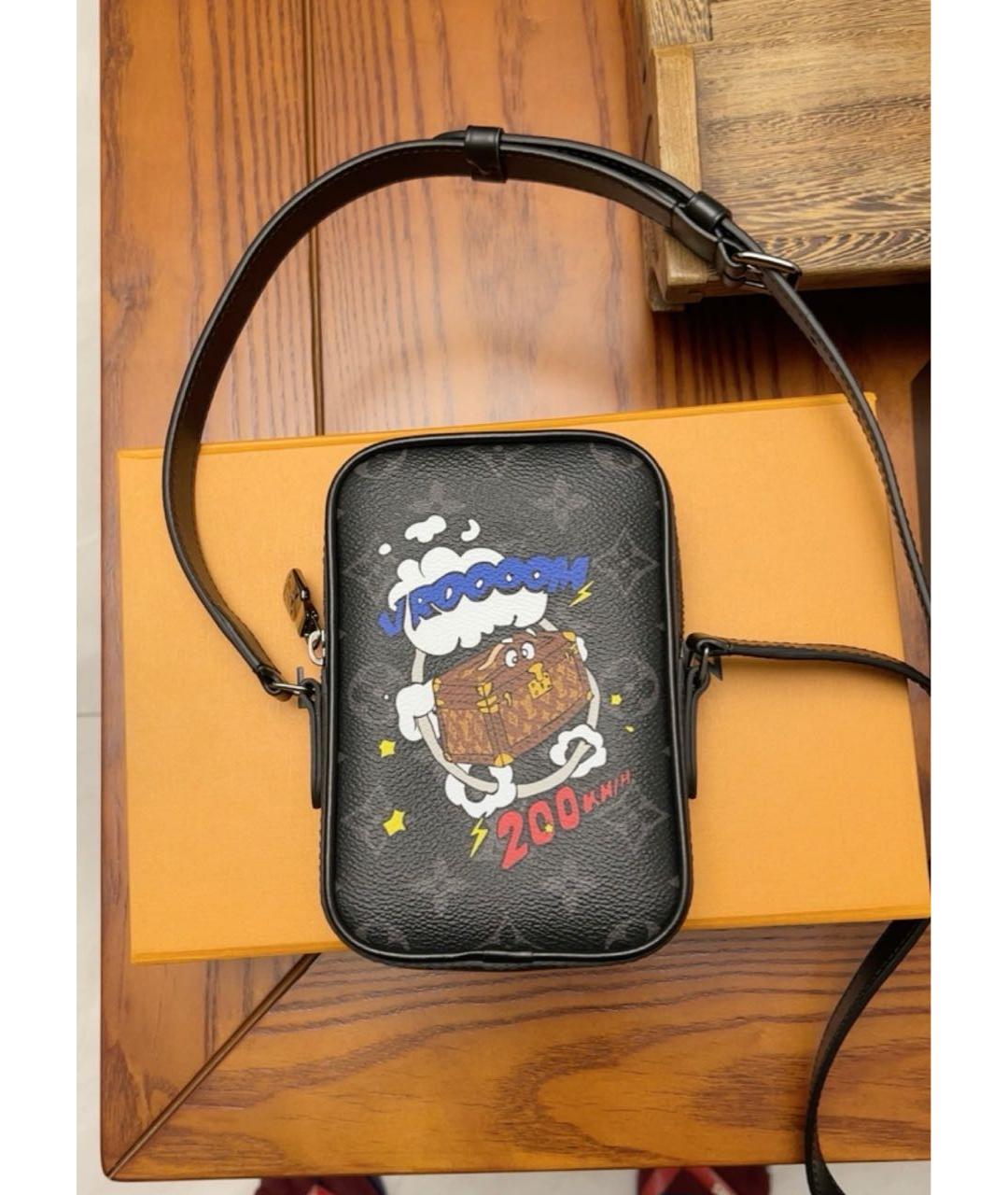 LOUIS VUITTON Черная сумка на плечо, фото 8