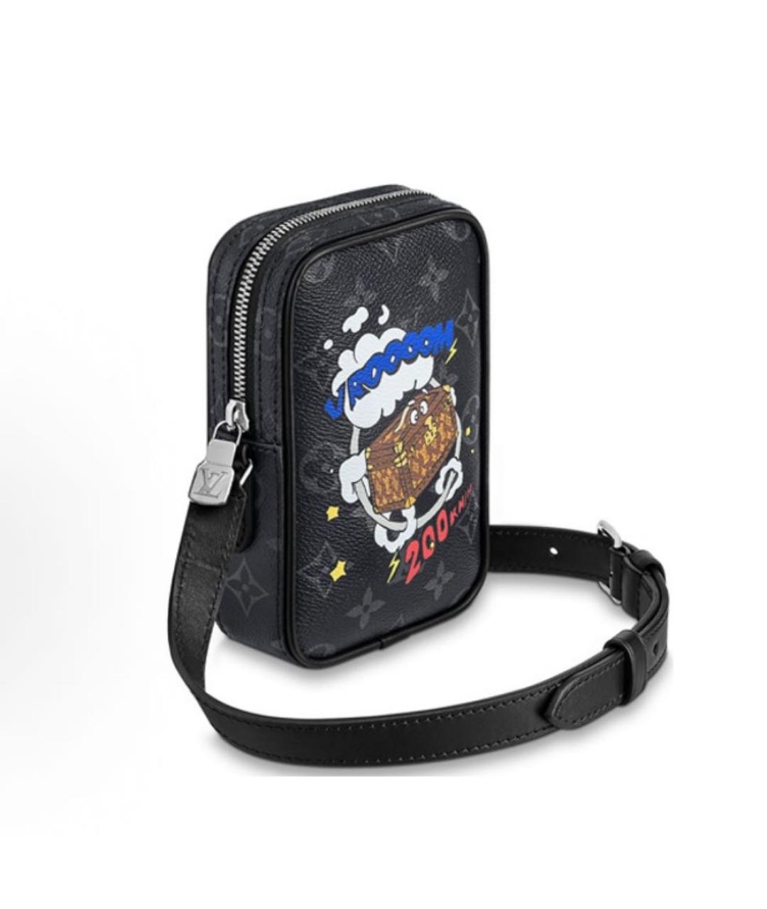 LOUIS VUITTON Черная сумка на плечо, фото 2