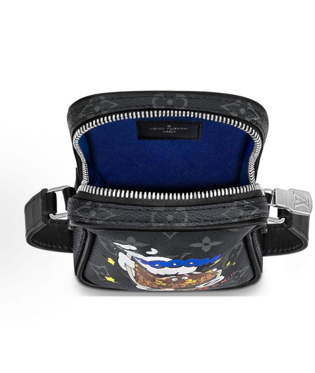 LOUIS VUITTON Черная сумка на плечо, фото 4