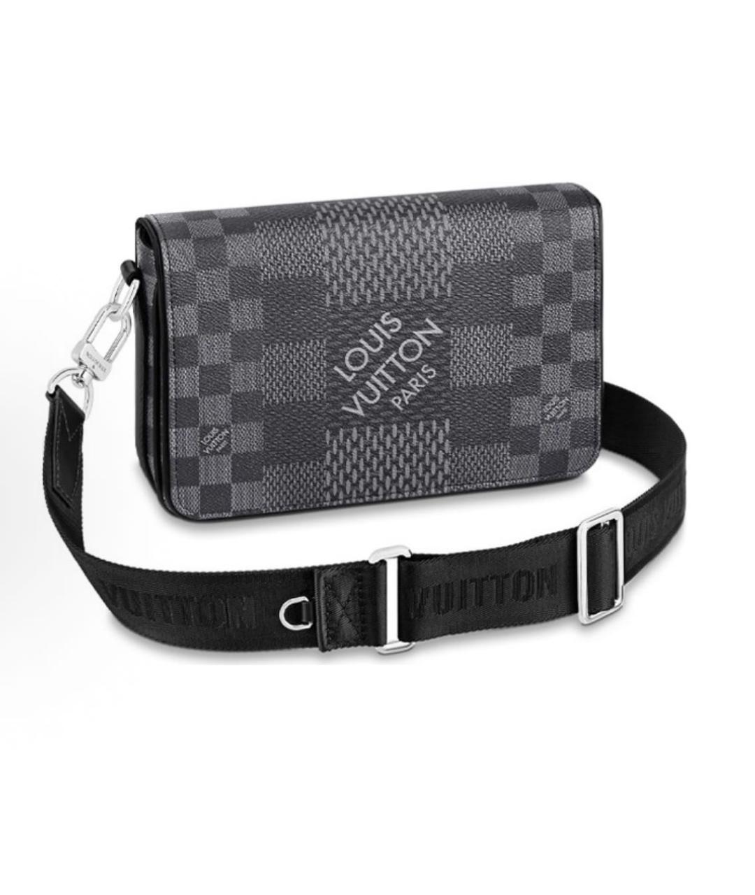 LOUIS VUITTON Серая сумка на плечо, фото 9