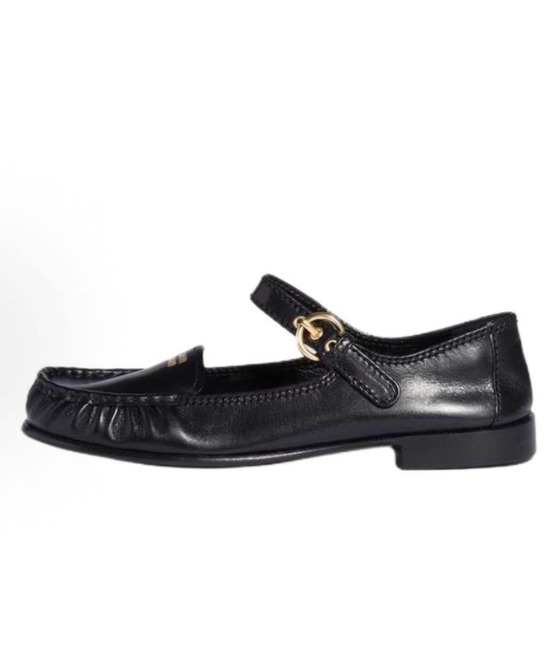 MIU MIU Черные туфли из лакированной кожи, фото 9