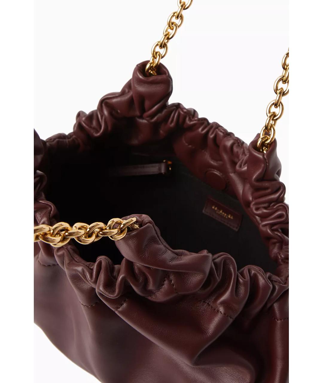 DEMELLIER Бордовая кожаная сумка тоут, фото 3