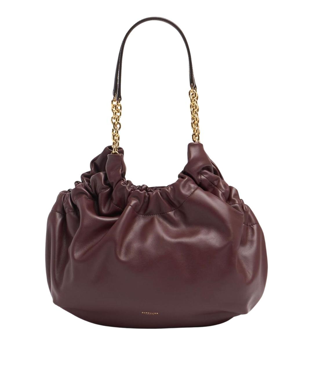 DEMELLIER Бордовая кожаная сумка тоут, фото 1