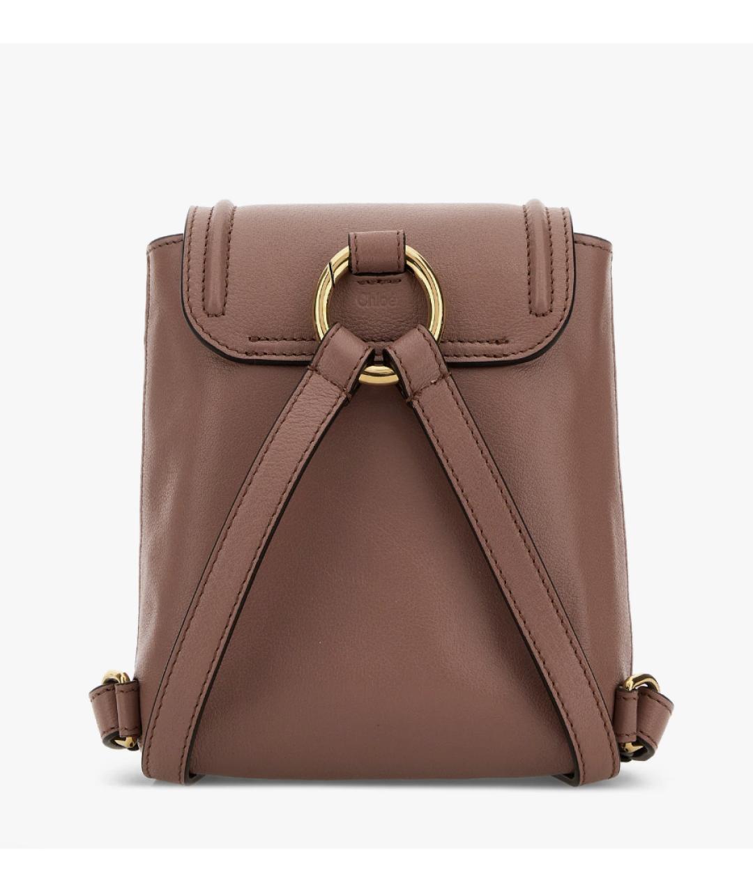 CHLOE Розовый кожаный рюкзак, фото 3