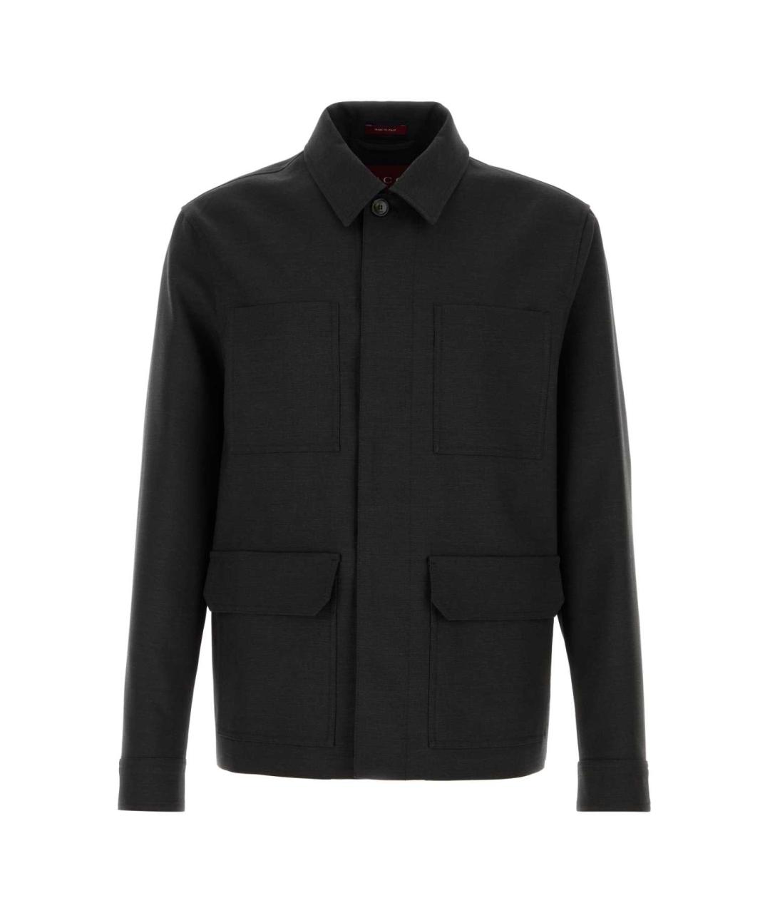 GUCCI Серая шерстяная куртка, фото 1