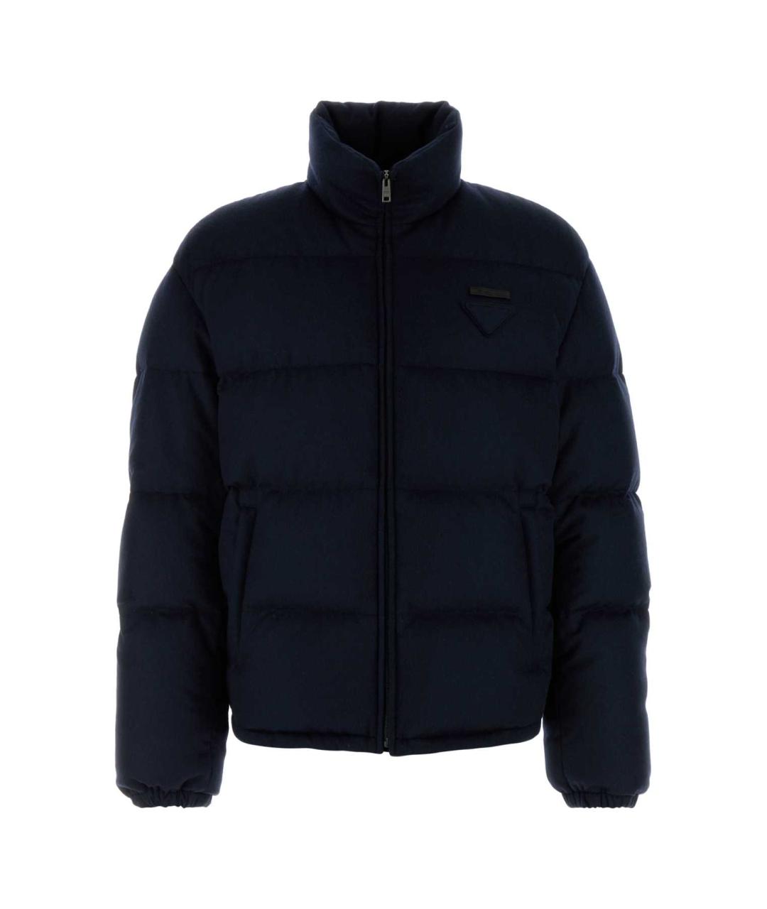 PRADA Темно-синий кашемировый пуховик, фото 1