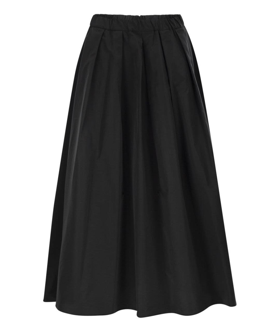 WEEKEND MAX MARA Черная полиэстеровая юбка миди, фото 1