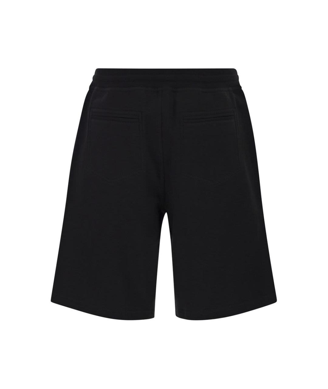 BRUNELLO CUCINELLI Черные хлопковые шорты, фото 2