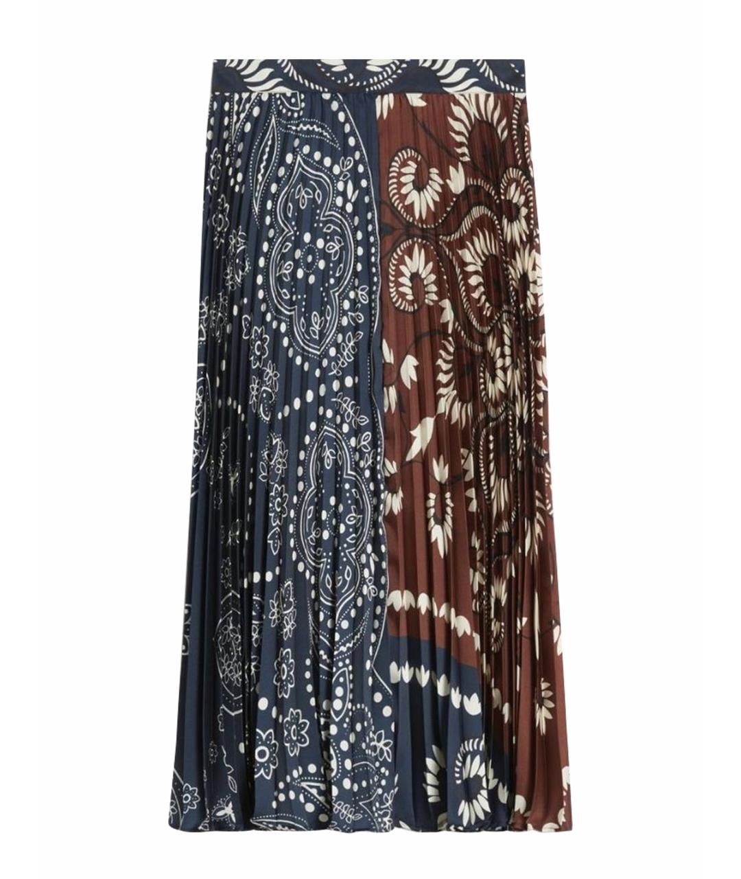 WEEKEND MAX MARA Мульти полиэстеровая юбка миди, фото 1