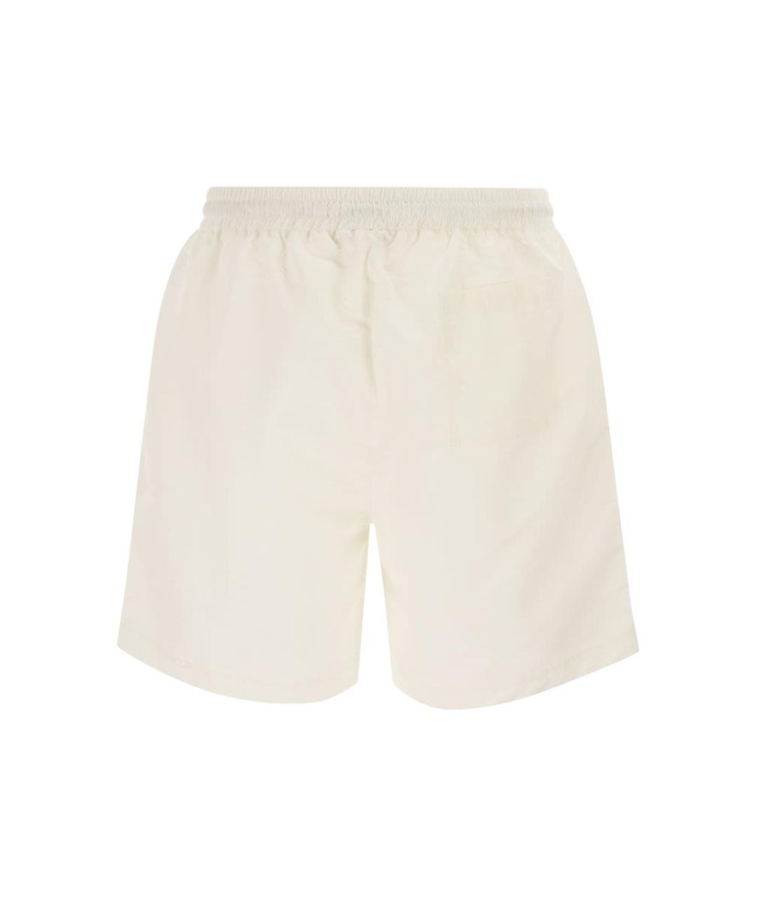 BRUNELLO CUCINELLI Белые полиэстеровые шорты, фото 2