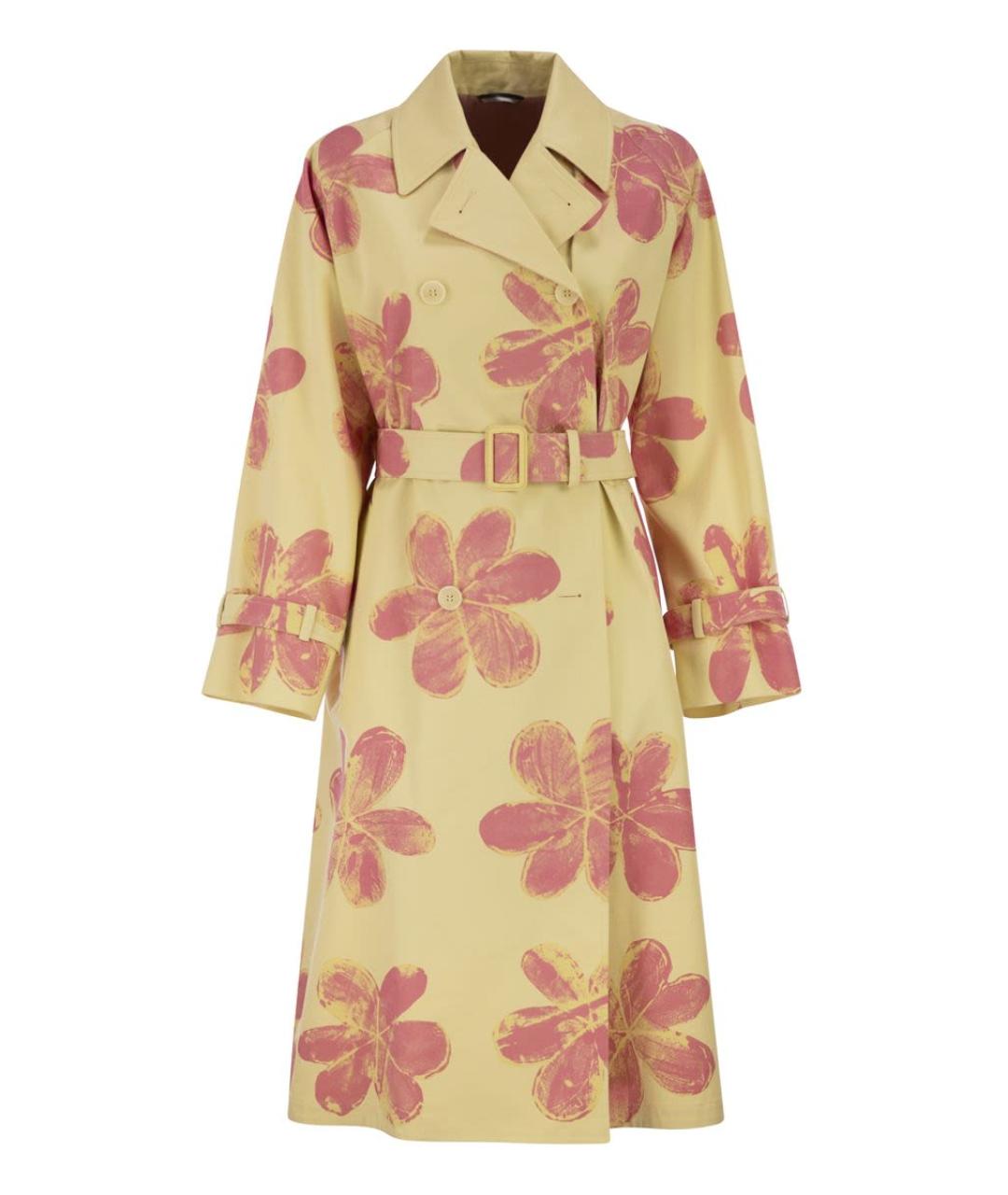 WEEKEND MAX MARA Мульти хлопковый тренч/плащ, фото 1