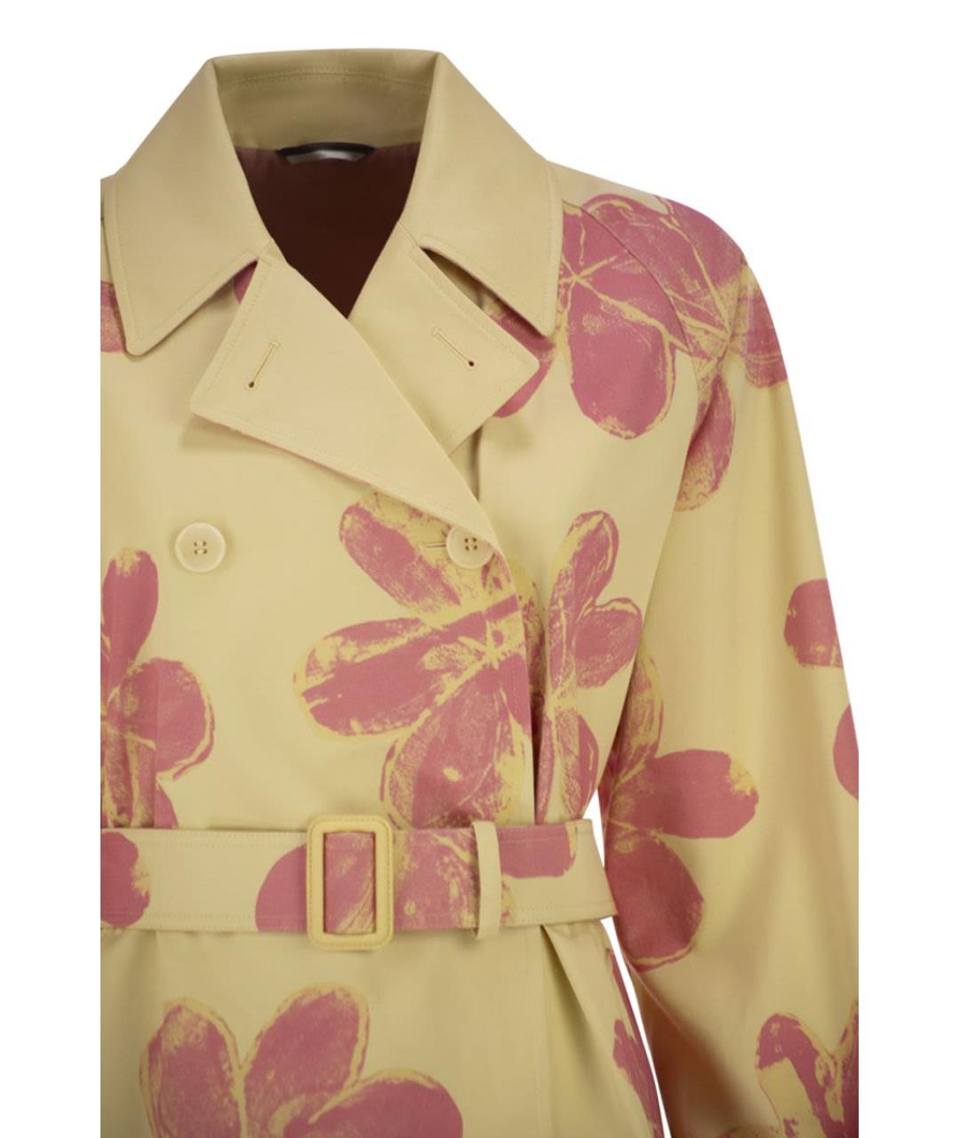 WEEKEND MAX MARA Мульти хлопковый тренч/плащ, фото 4