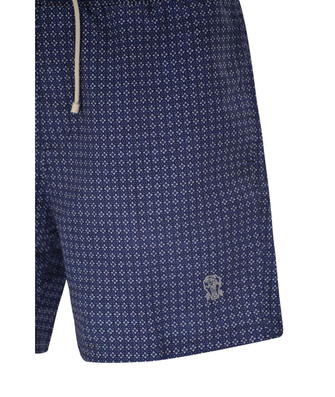 BRUNELLO CUCINELLI Синие полиамидовые плавки, фото 4