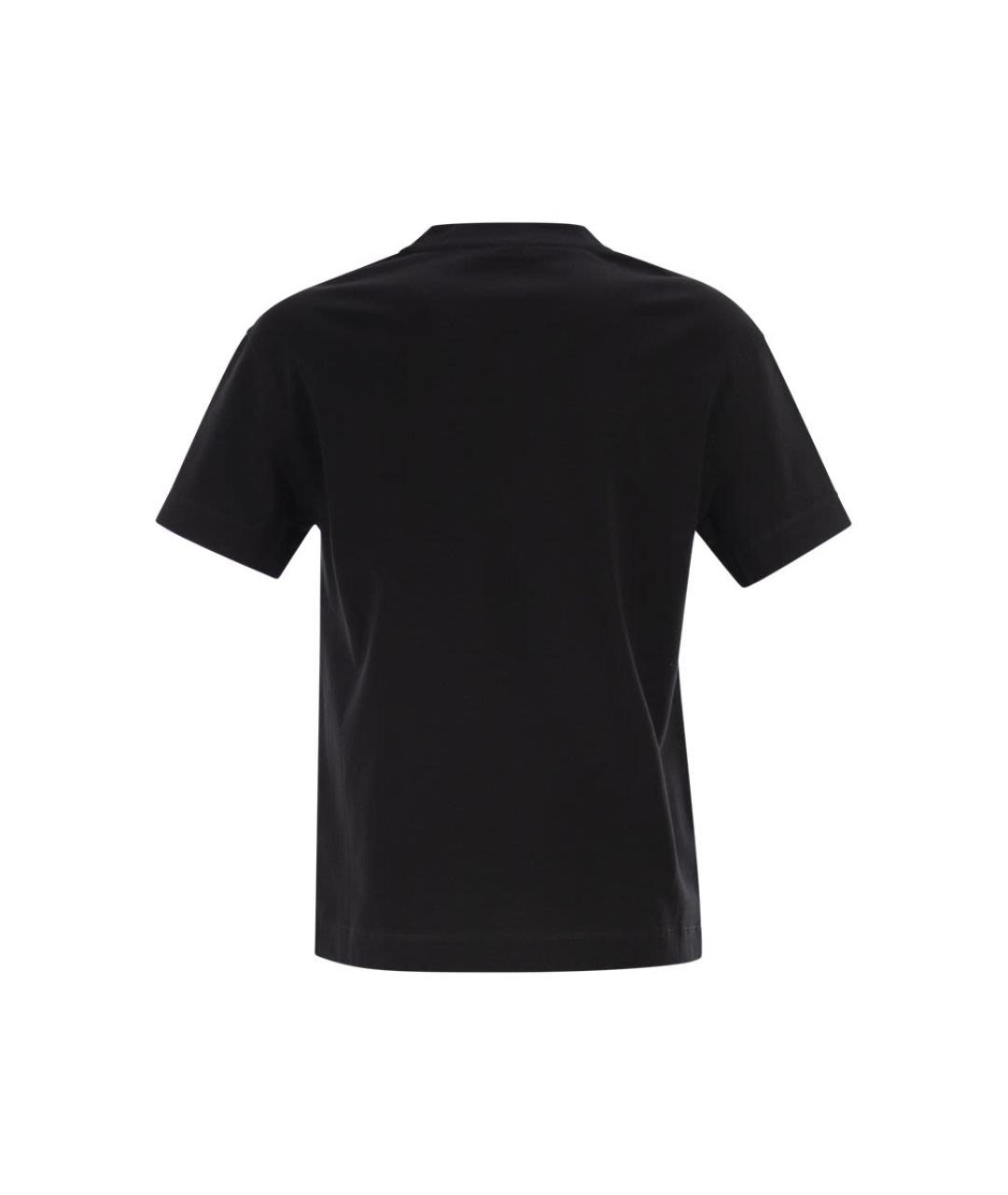 BRUNELLO CUCINELLI Черная хлопковая футболка, фото 2