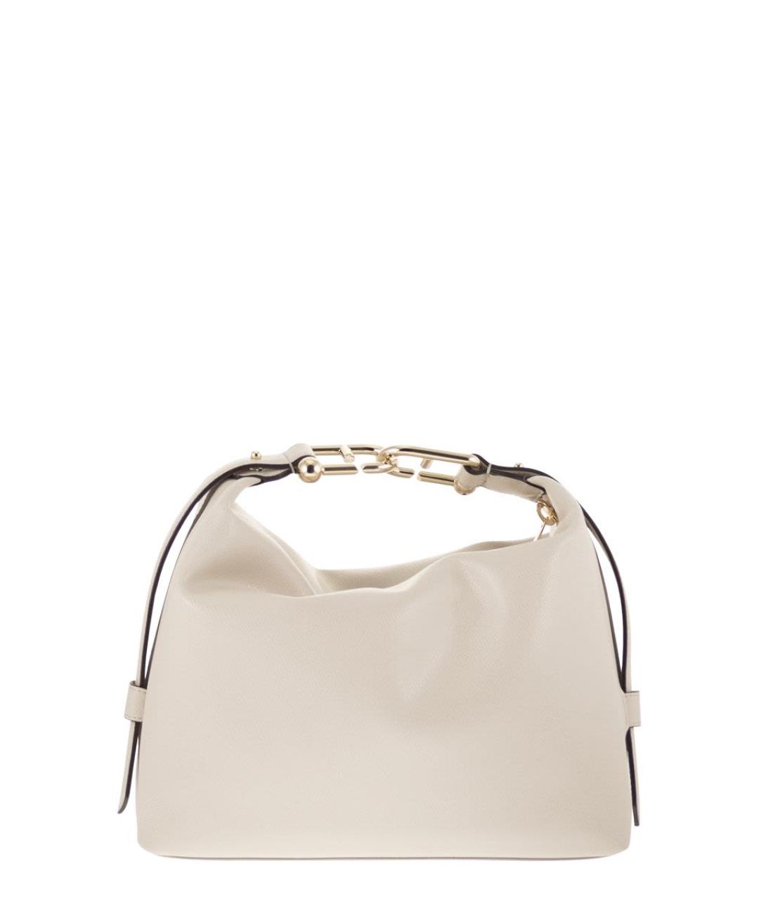 FURLA Бежевая синтетическая сумка через плечо, фото 2