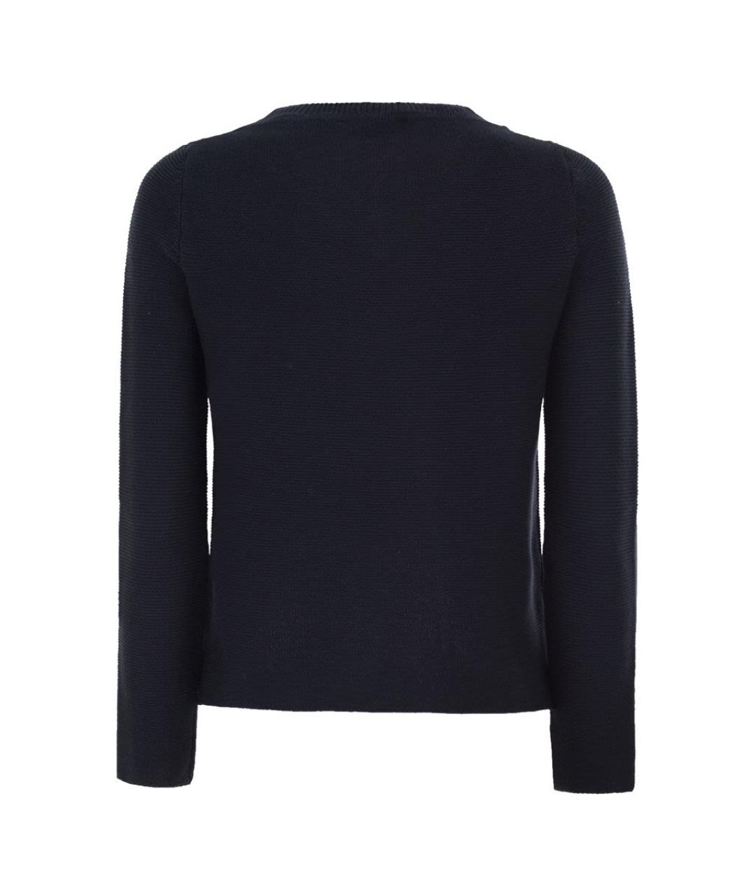 WEEKEND MAX MARA Синий хлопковый кардиган, фото 2