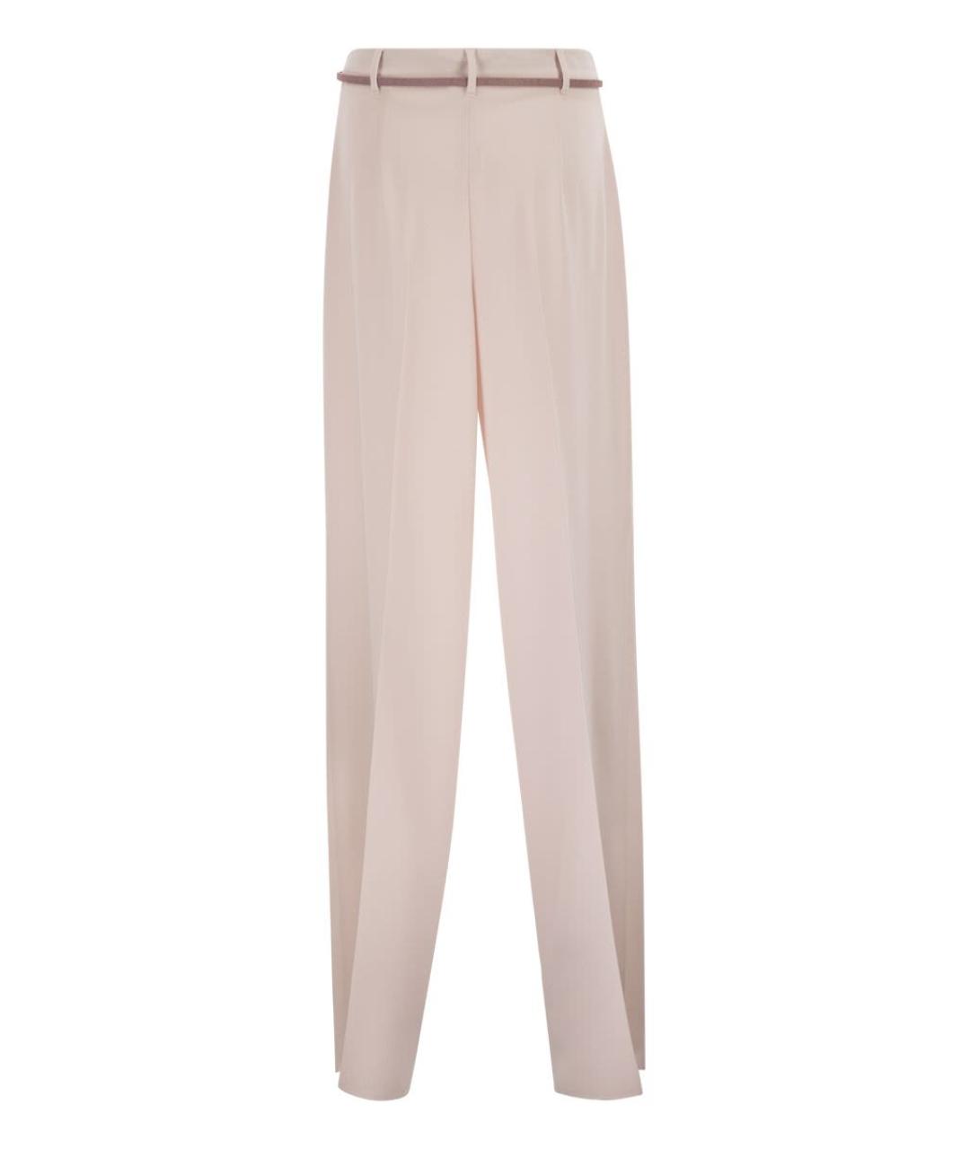 MAX MARA Бежевые прямые брюки, фото 2