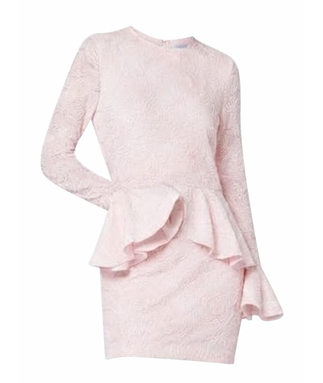 ROTATE Розовое полиэстеровое платье, фото 1