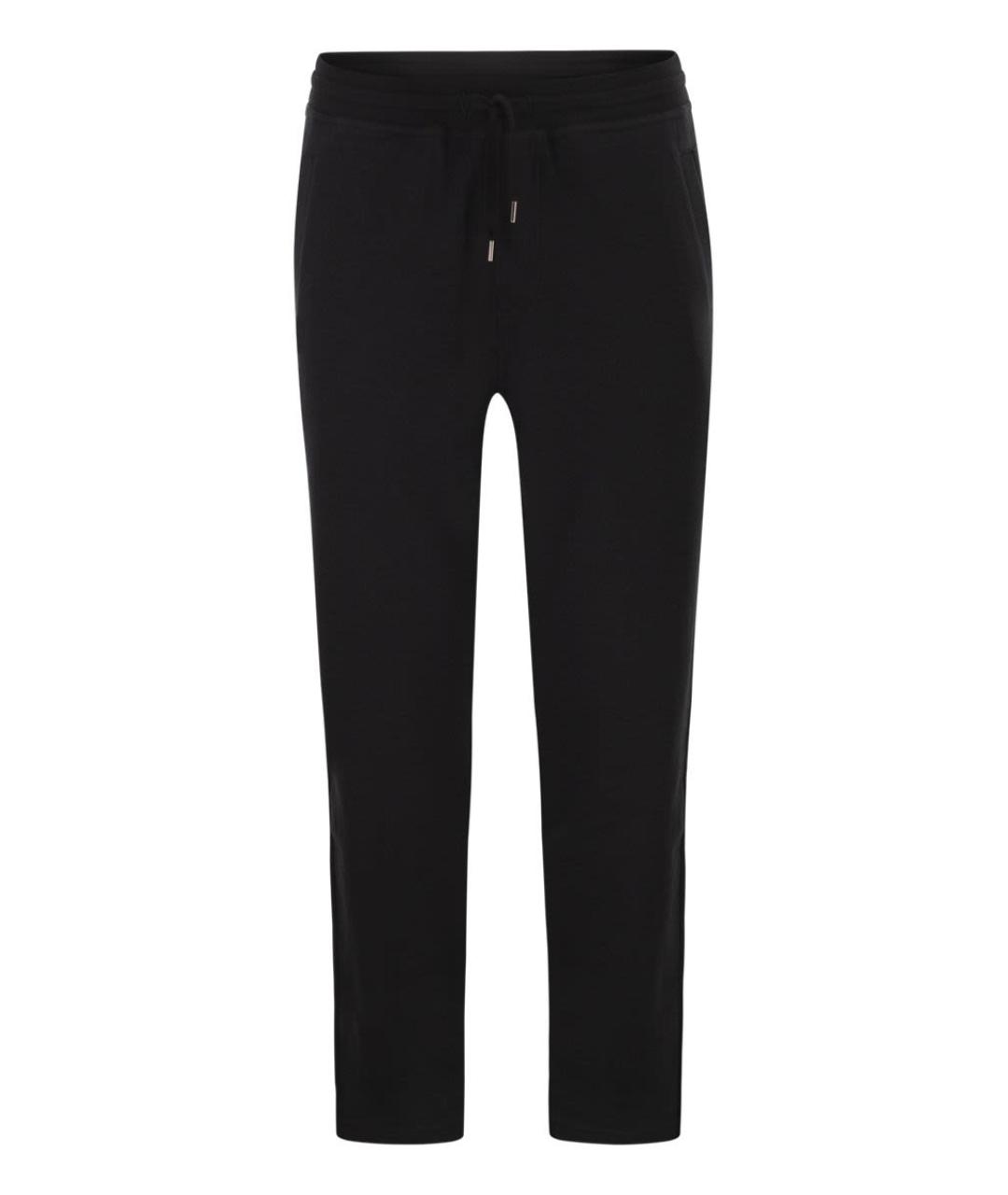 BRUNELLO CUCINELLI Черные хлопковые повседневные брюки, фото 2