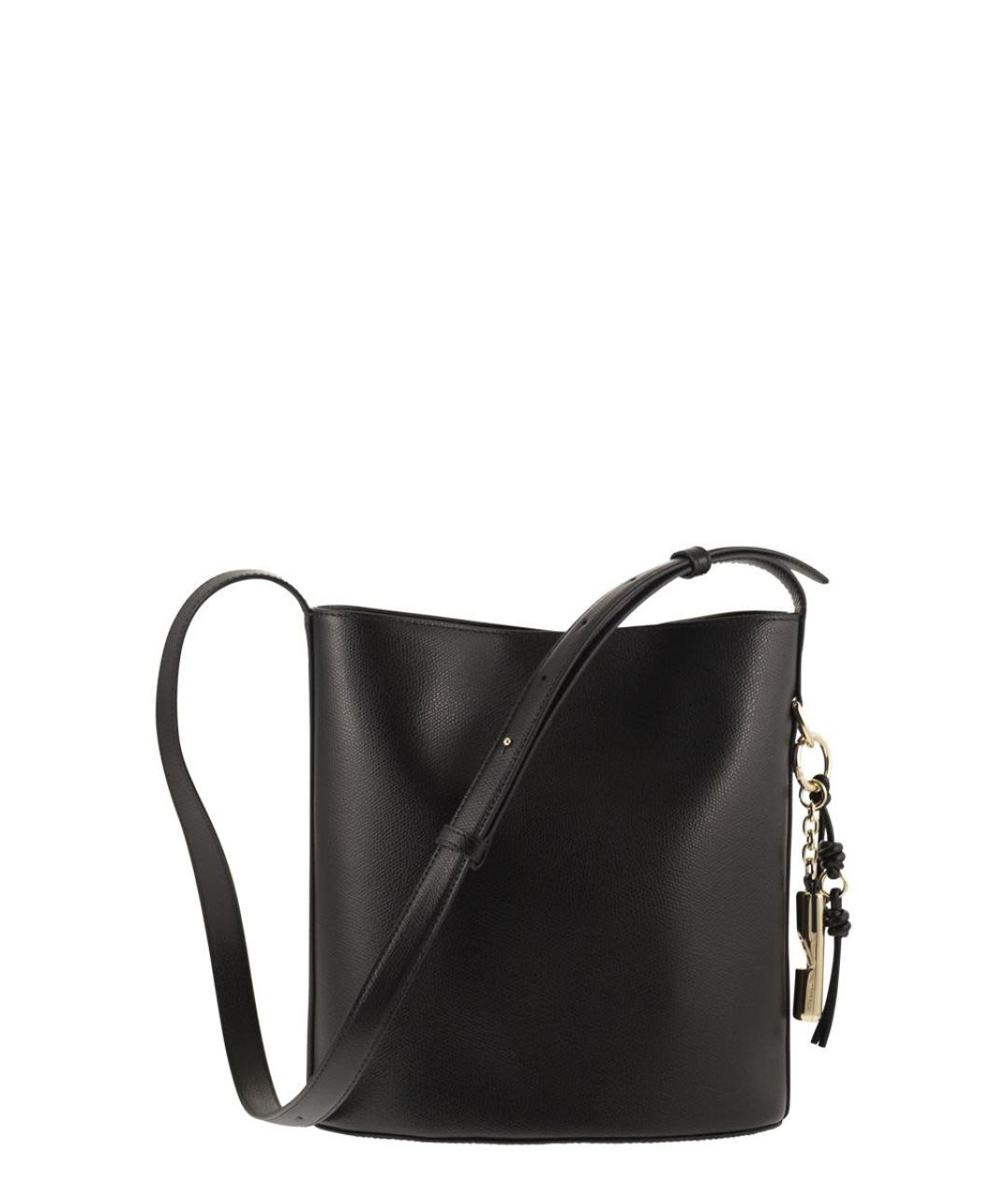 FURLA Черная кожаная сумка через плечо, фото 2