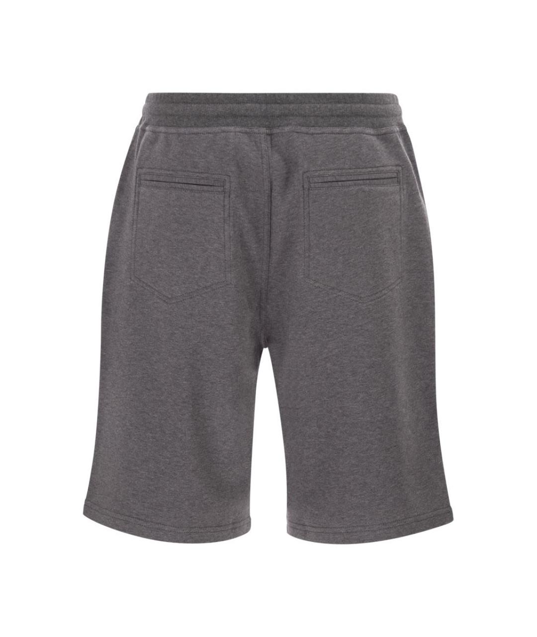 BRUNELLO CUCINELLI Серые хлопковые шорты, фото 2