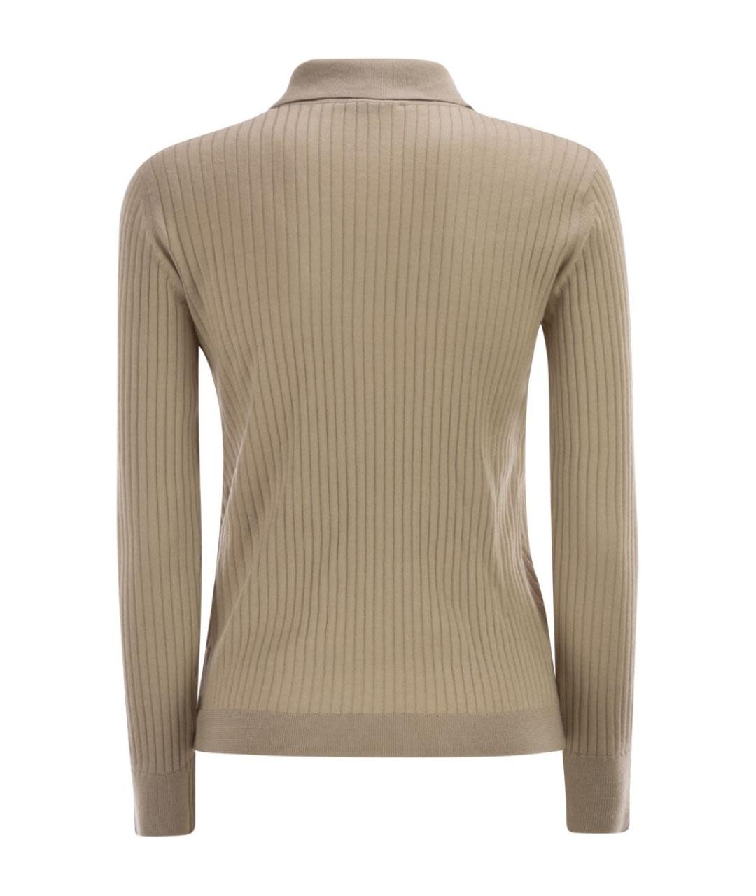 MAX MARA Бежевый кашемировый джемпер / свитер, фото 2