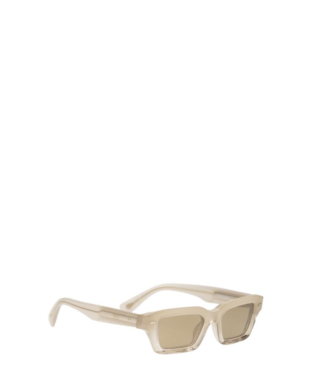 BRUNELLO CUCINELLI Бежевые солнцезащитные очки, фото 2