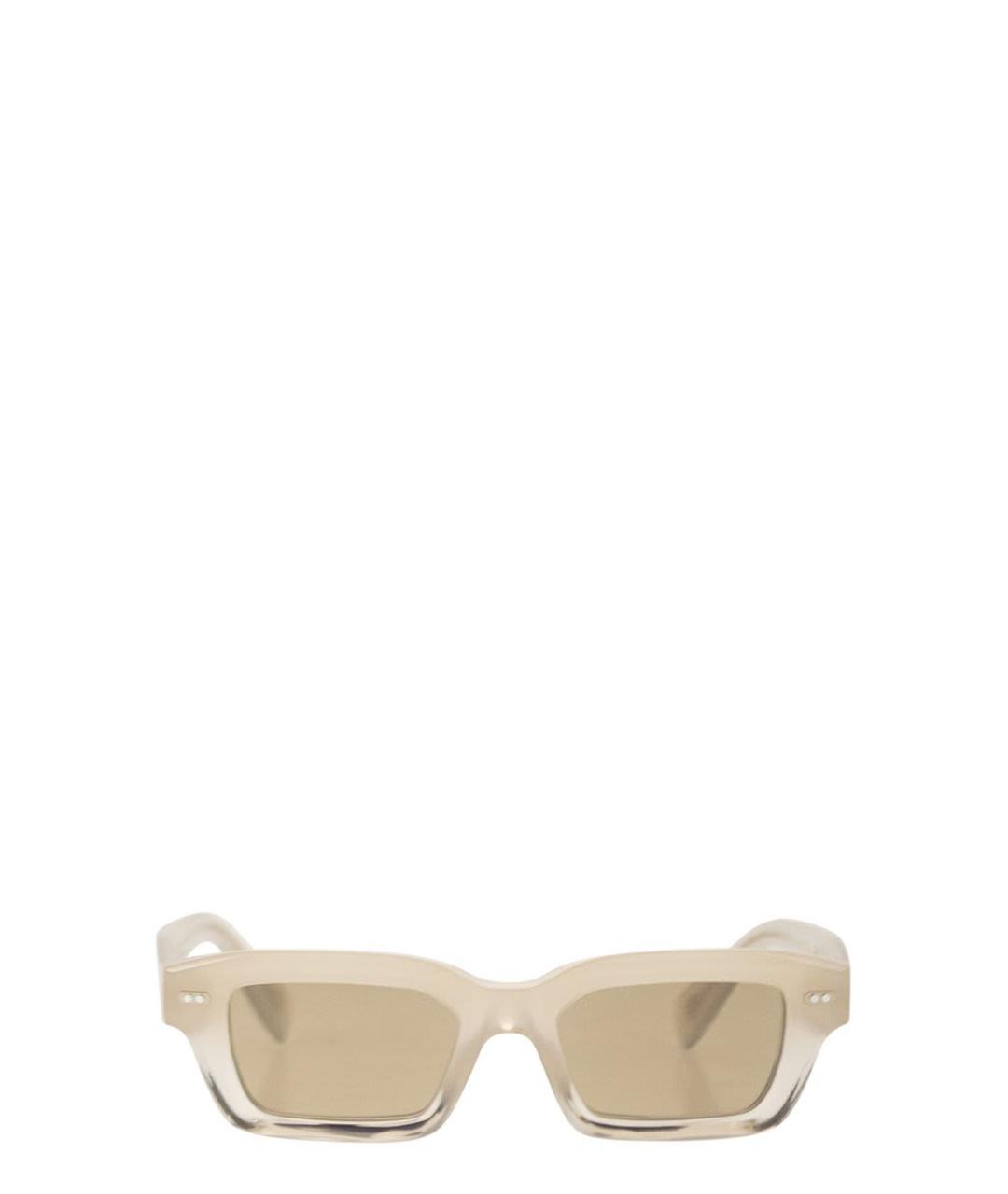 BRUNELLO CUCINELLI Бежевые солнцезащитные очки, фото 1