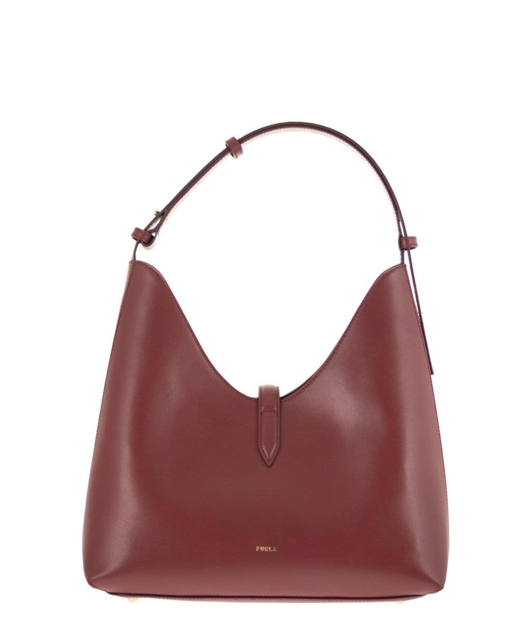 FURLA Красная кожаная сумка через плечо, фото 2