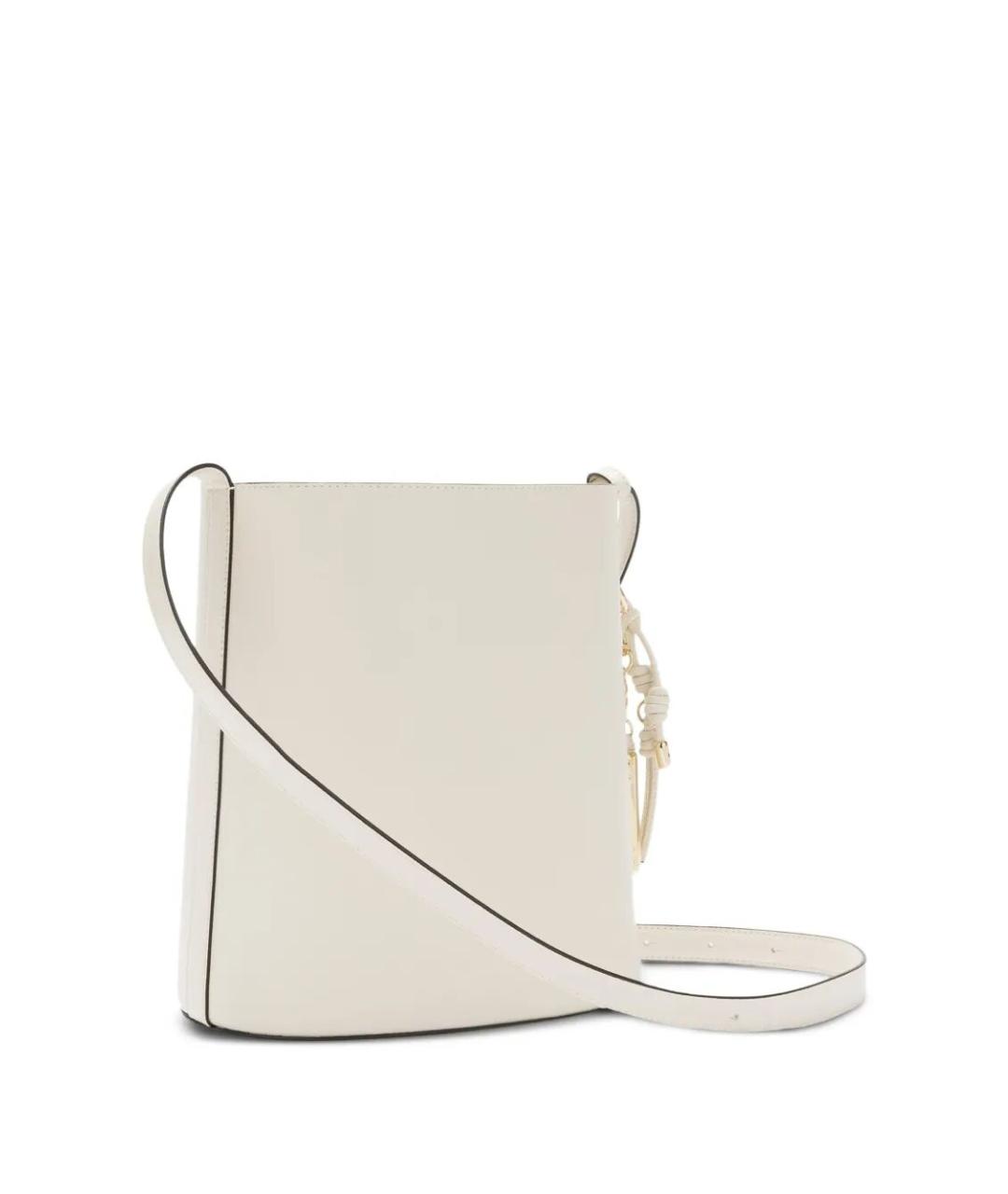 FURLA Бежевая кожаная сумка через плечо, фото 3