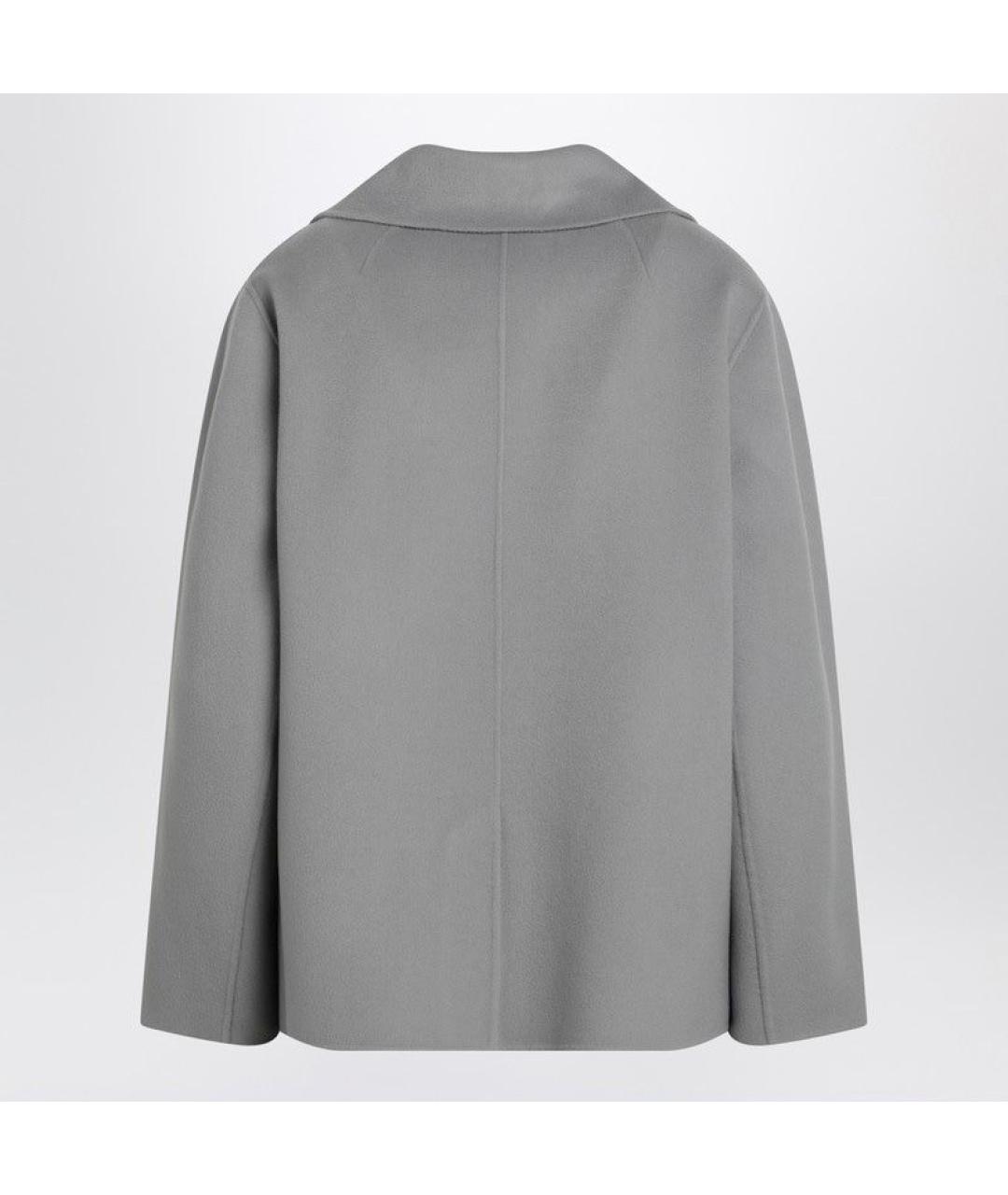 'S MAX MARA Серое шерстяное пальто, фото 2