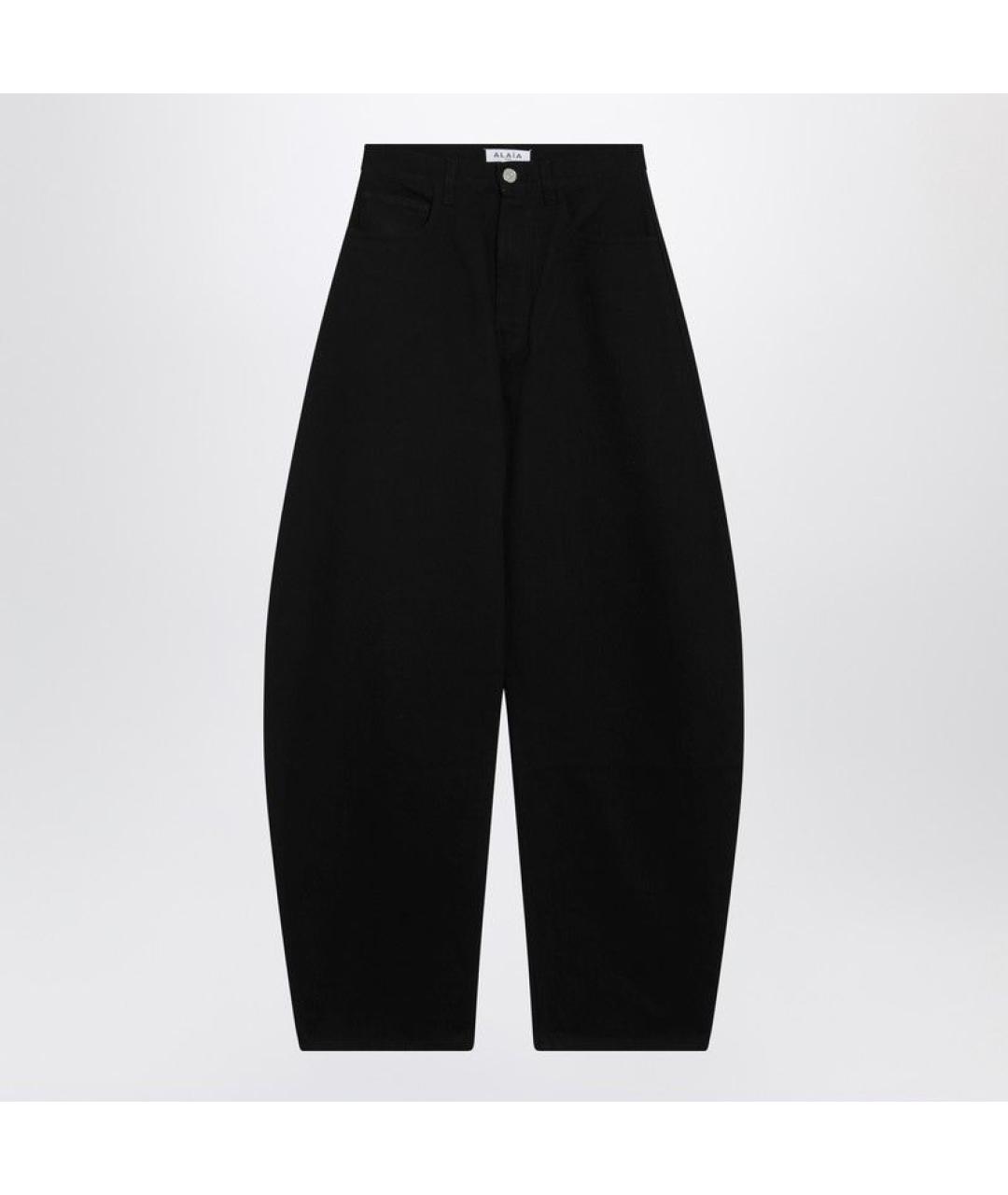 ALAIA Черные хлопковые прямые джинсы, фото 3