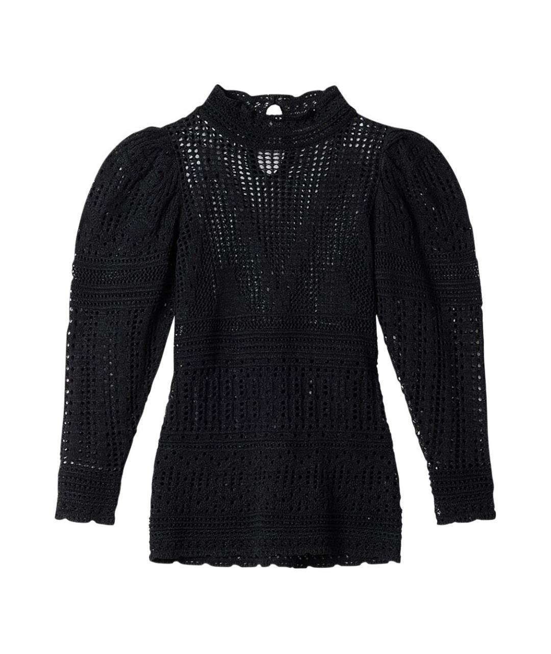 ISABEL MARANT Черный хлопковый джемпер / свитер, фото 1