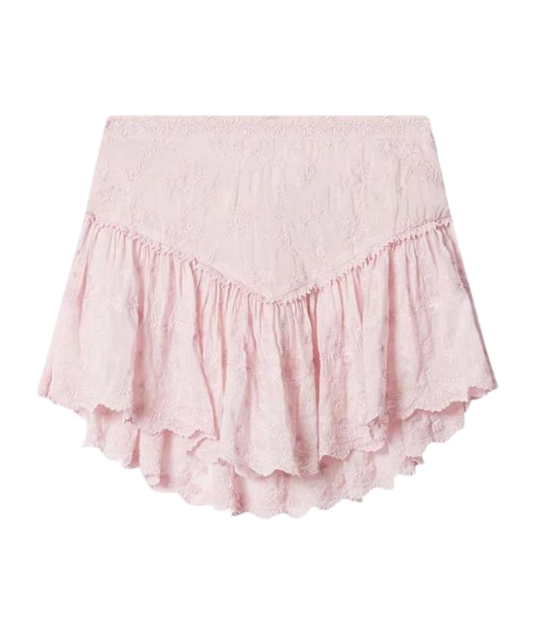 ISABEL MARANT Розовые хлопковые шорты, фото 1