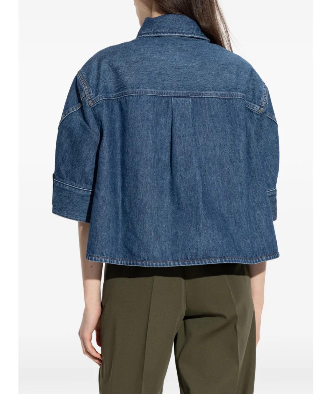 GIVENCHY Синяя хлопковая рубашка, фото 4