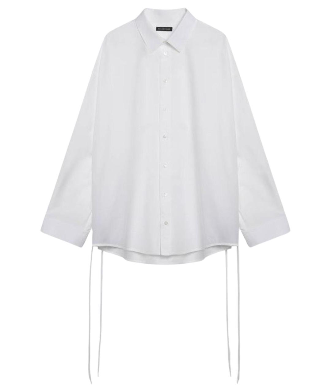 BALENCIAGA Белая хлопковая рубашка, фото 1