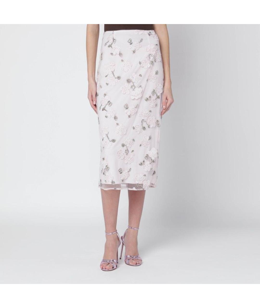 ROTATE Мульти полиэстеровая юбка миди, фото 3