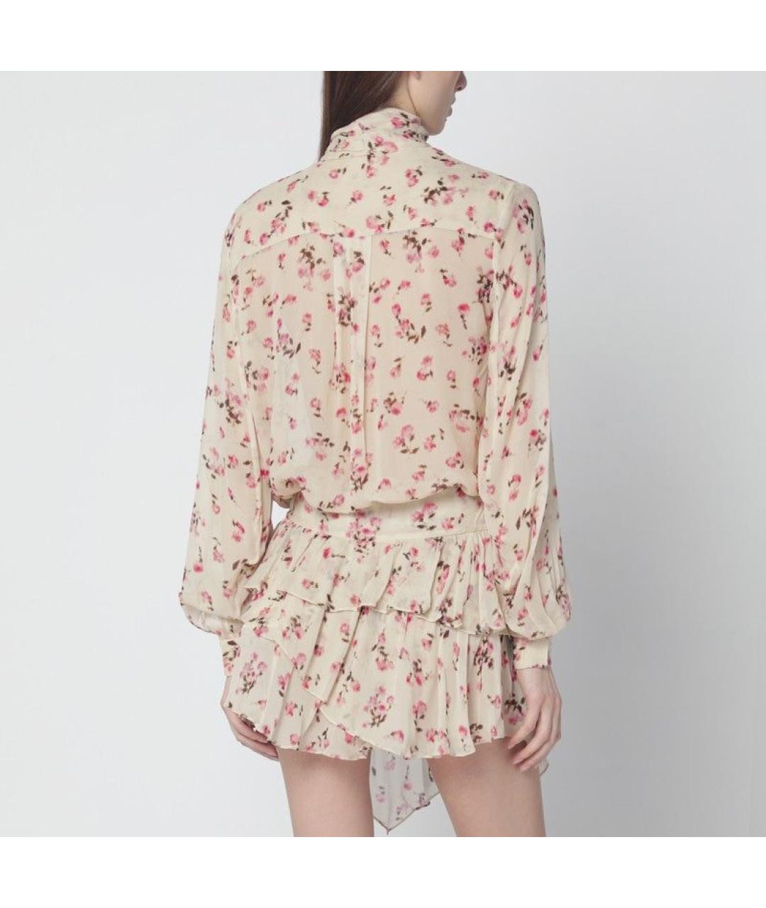 ISABEL MARANT ETOILE Бежевая вискозная блузы, фото 2