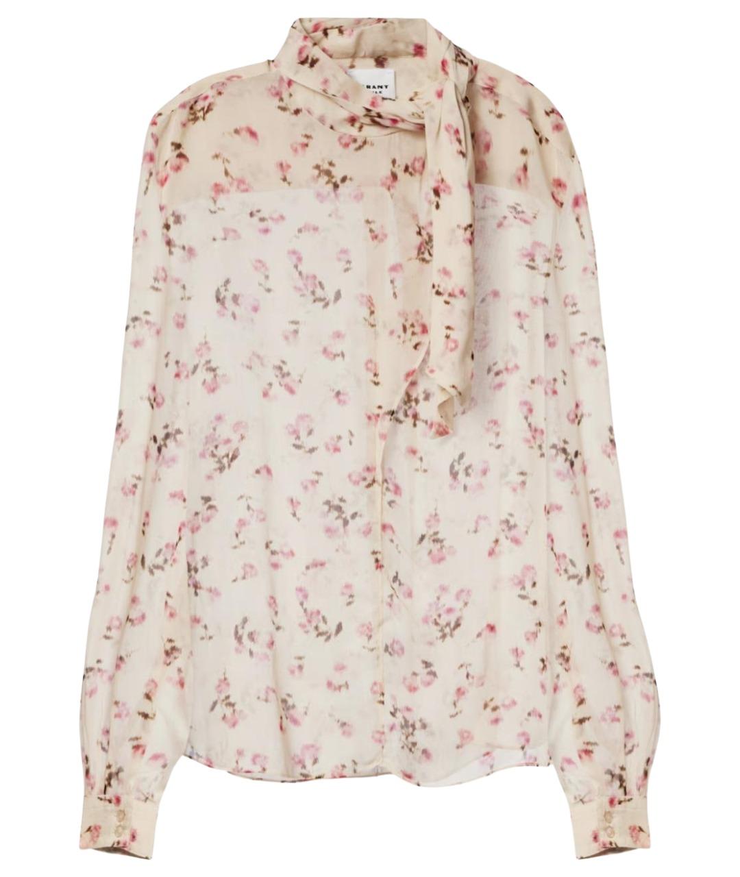 ISABEL MARANT ETOILE Бежевая вискозная блузы, фото 1