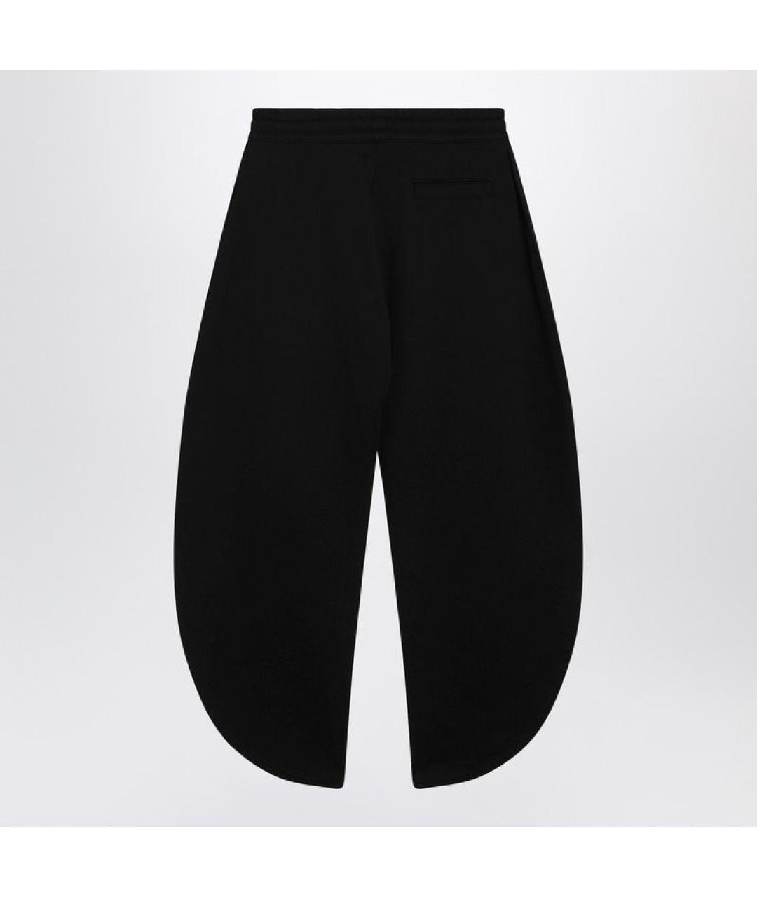 ALAIA Черные хлопковые прямые брюки, фото 2