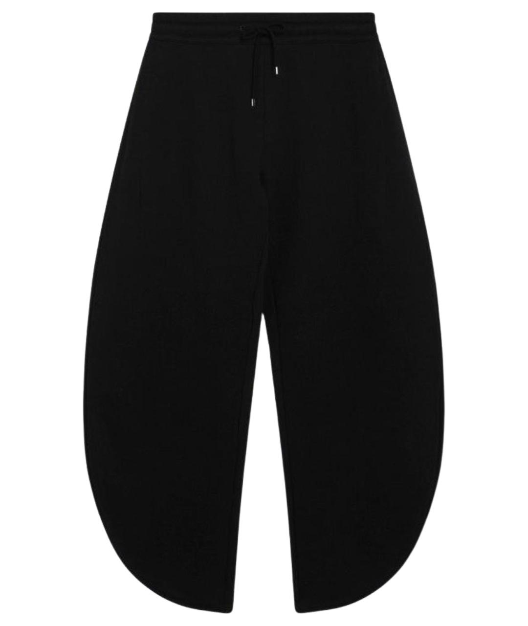 ALAIA Черные хлопковые прямые брюки, фото 1