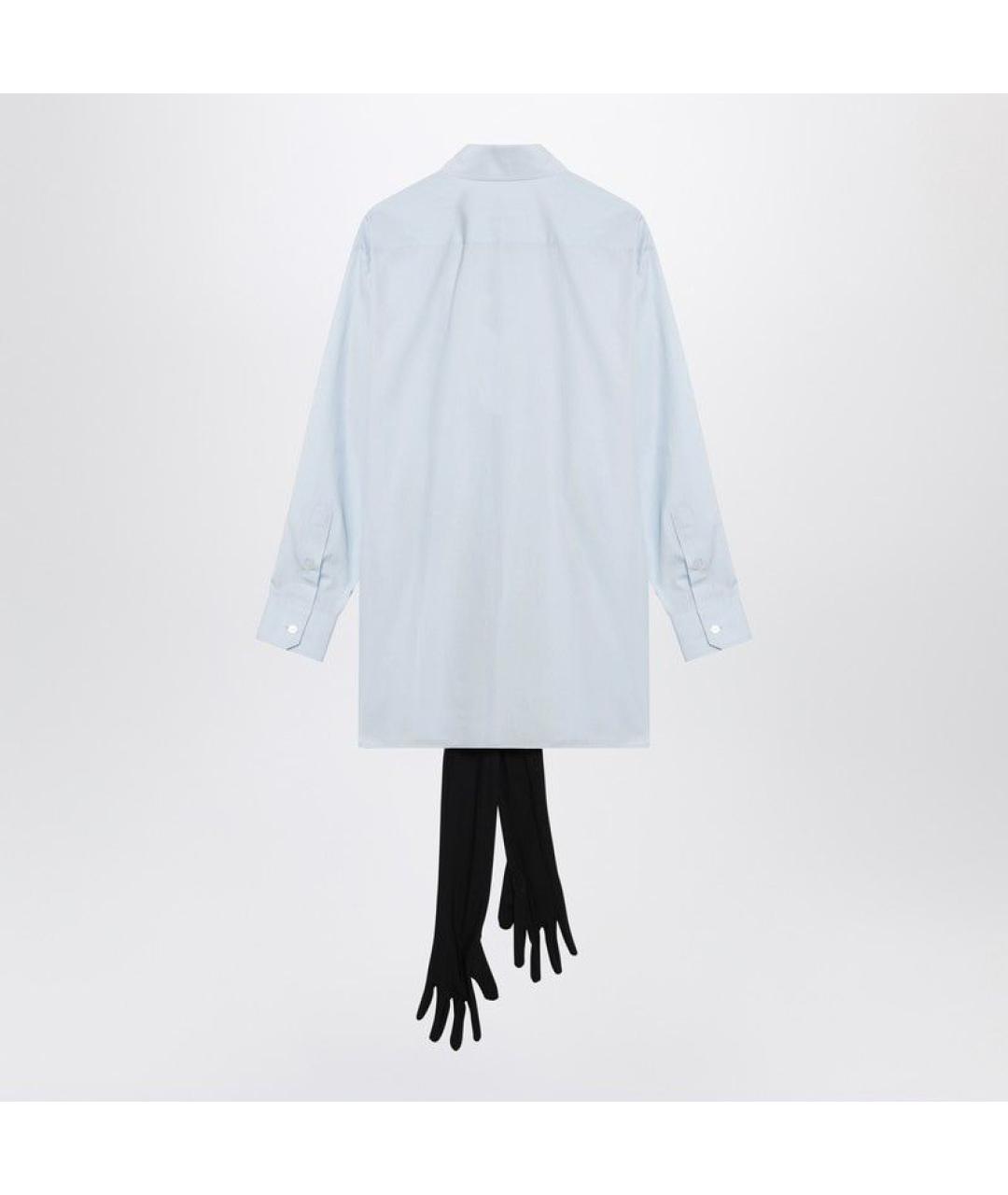 MM6 MAISON MARGIELA Голубая рубашка, фото 2