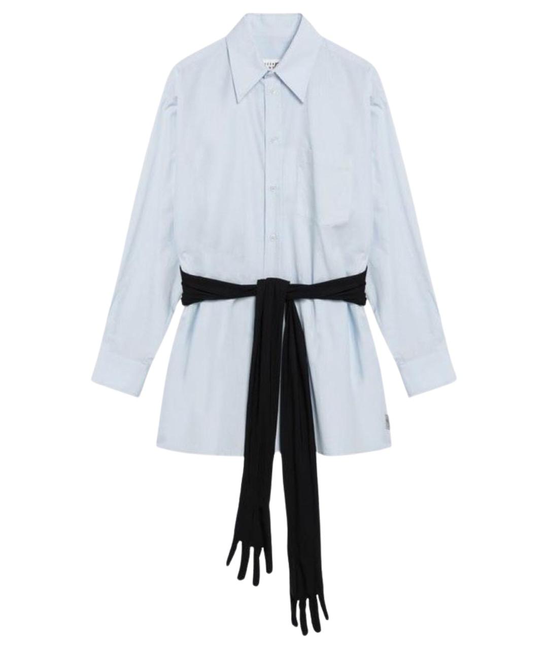 MM6 MAISON MARGIELA Голубая рубашка, фото 1