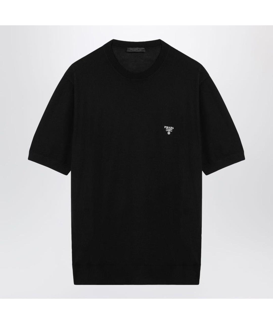 PRADA Черный шерстяной джемпер / свитер, фото 3