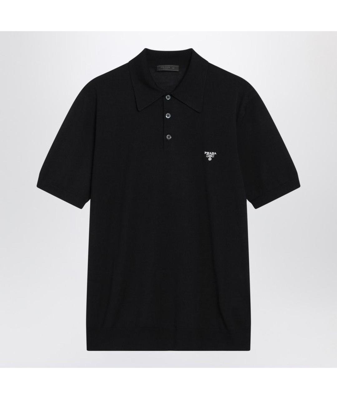 PRADA Темно-синий шерстяной джемпер / свитер, фото 3